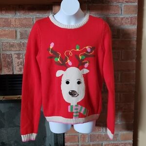 Maggie & Zoe Reindeer Christmas Sweater